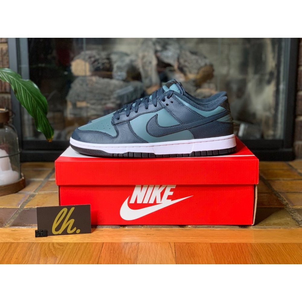 Size 10.5 Nike Dunk Low “Mineral Slate/ Armory Navy” Athletic Sneakers DR9705-30